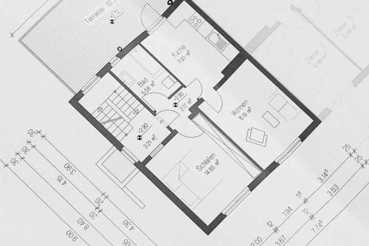 Architectural floor plan drawing