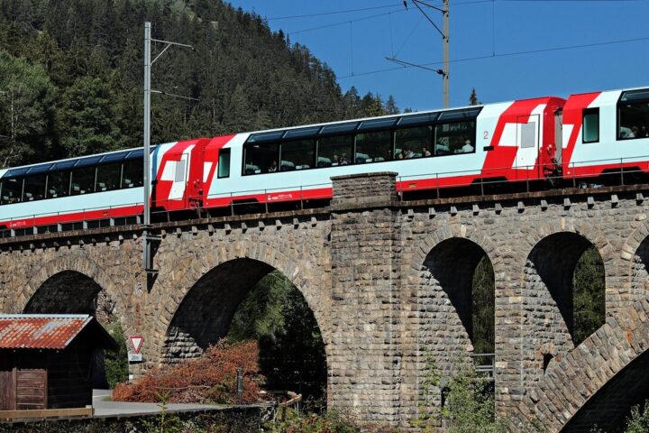 Glacier express, switzerland, graubünden, alps, engadin, railroad, world heritage, view car, railway line, panorama wagon, scenic move, rhätikon, train, to travel, railroad bridge, tourism, glacier express, glacier express, glacier express, glacier express, glacier express, train