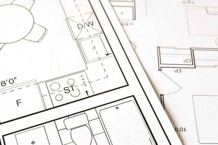 Architectural floor plan drawing